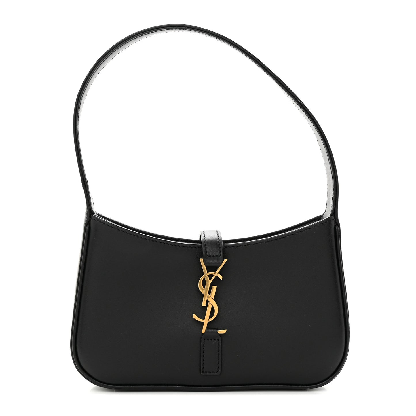 Smooth Calfskin Le 5 A 7 Mini Hobo Black