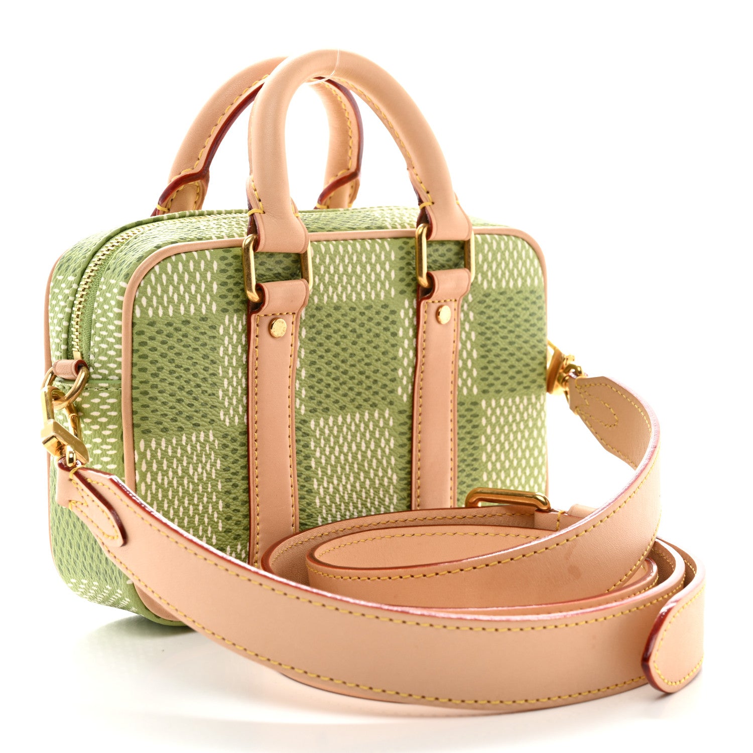 Louis Vuitton Damier Golf Nano Porte Documents Voyage Green 3 of 9