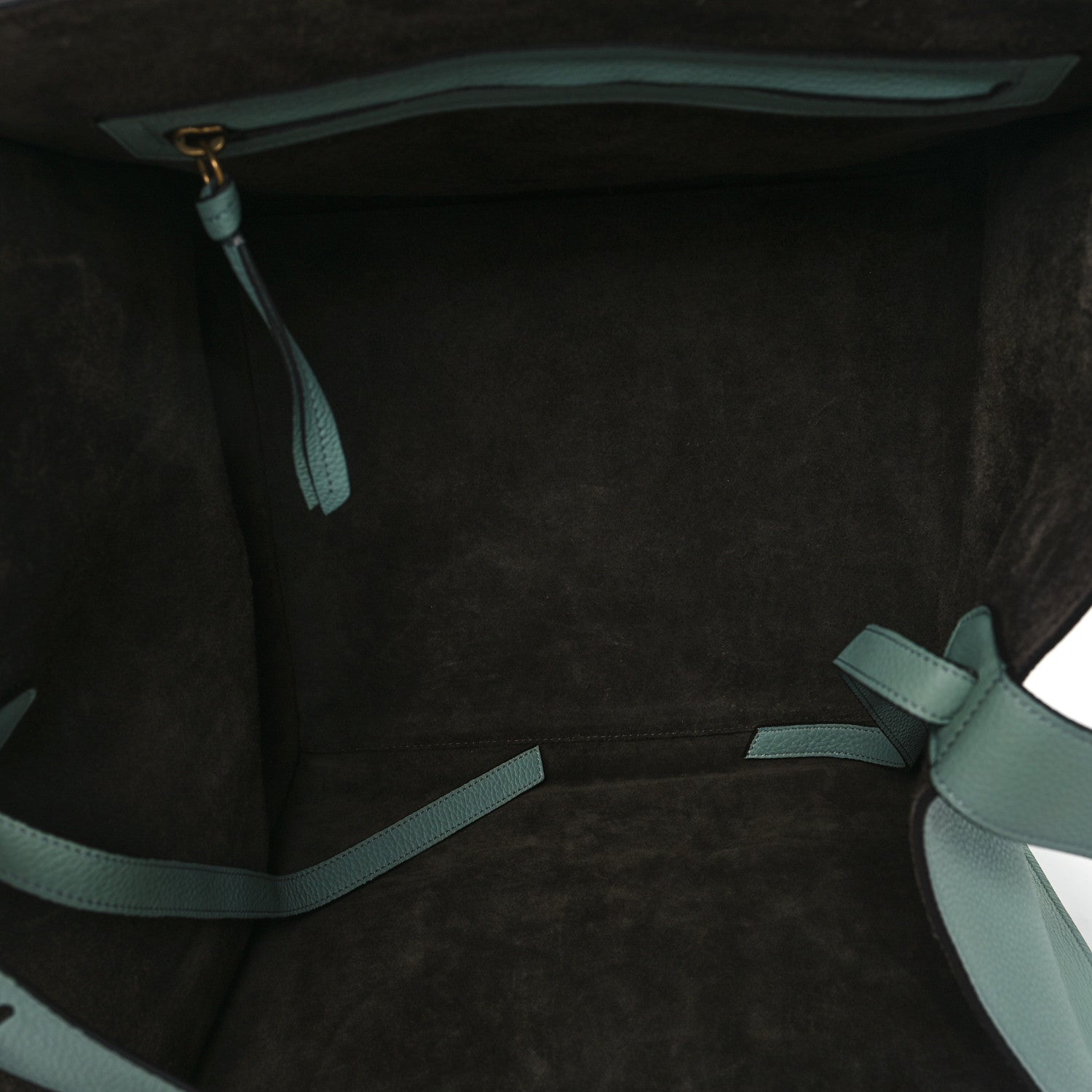 Celine Baby Grained Calfskin Medium Phantom Luggage Jade 5 of 11