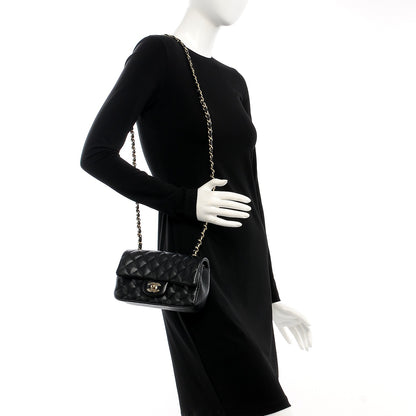 Chanel Caviar Quilted Mini Rectangular Flap Black 2 of 8