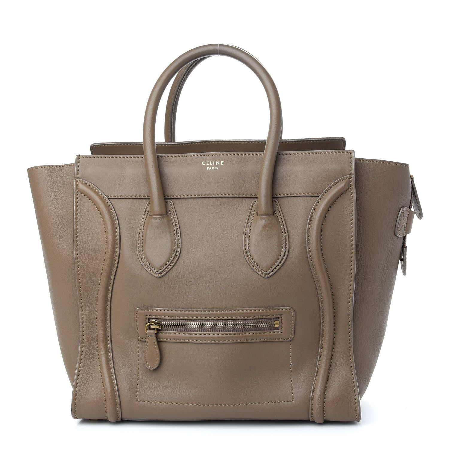 Celine Smooth Calfskin Mini Luggage Camel 1 of 9