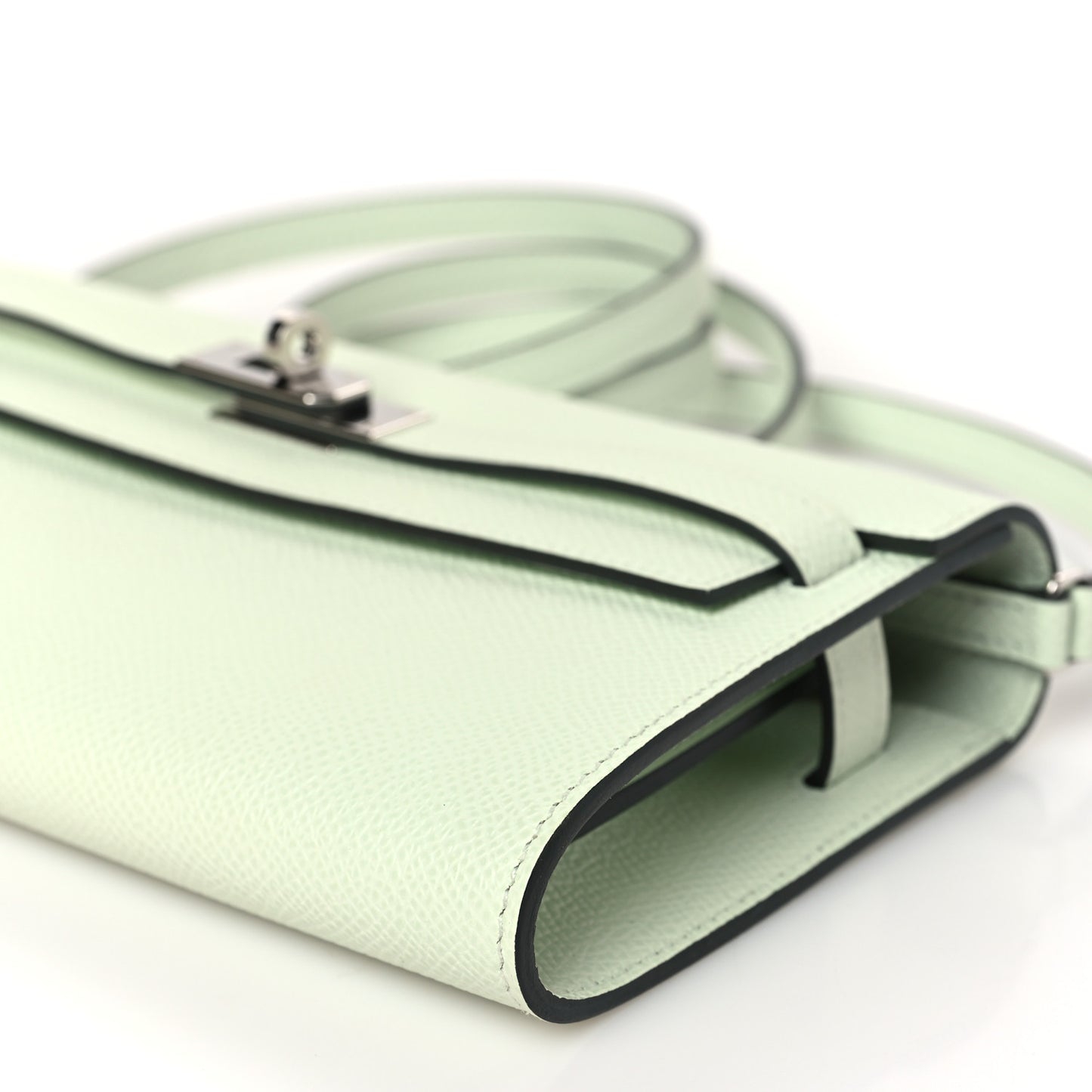 Epsom Kelly Wallet To Go Vert Fizz