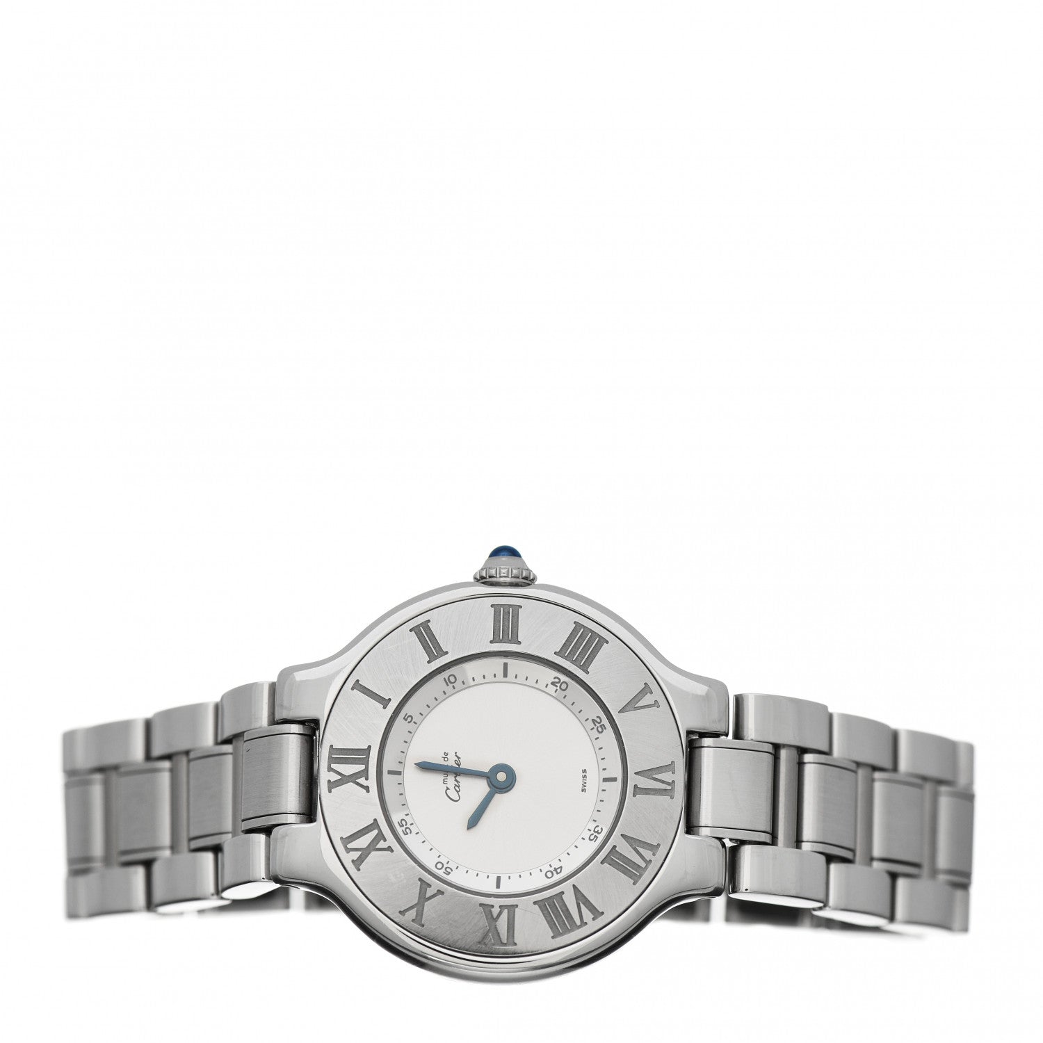 Cartier Stainless Steel 28mm Must De 21 Quartz Watch 2 of 4