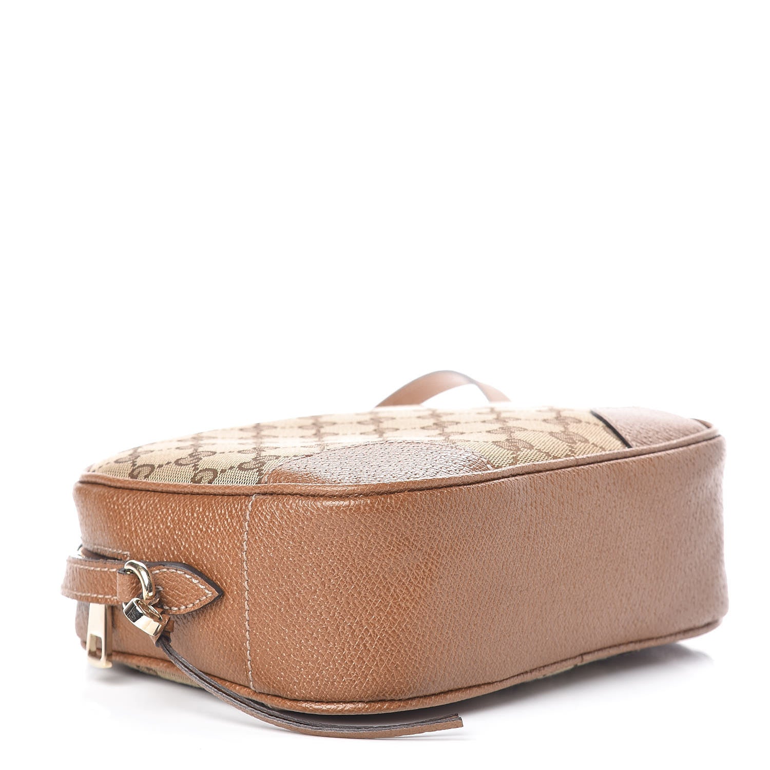 Gucci Monogram Mini Bree Messenger Bag Beige Tabacco 4 of 11