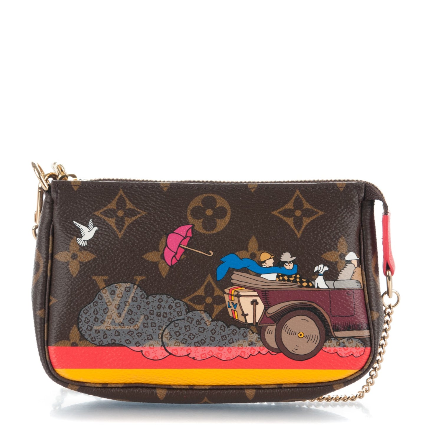 Monogram 2015 Christmas Animation Mini Pochette Accessories