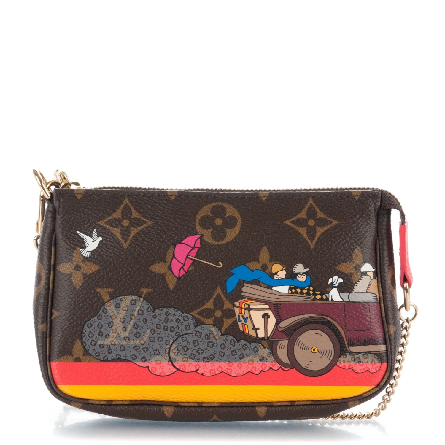 Louis Vuitton Monogram 2015 Christmas Animation Mini Pochette Accessories 1 of 7
