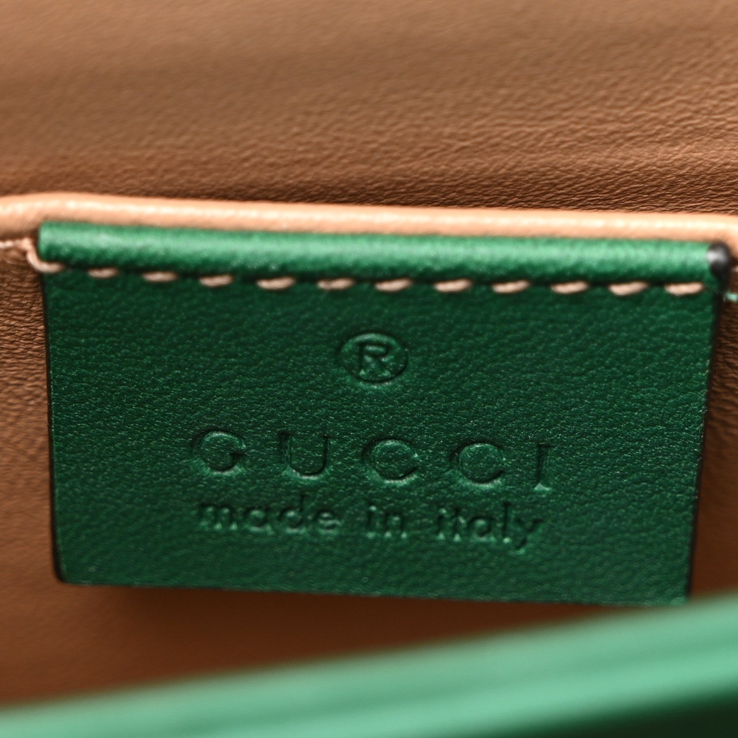 Gucci Snakeskin GG Small Ophidia Chain Shoulder Bag Green 6 of 10