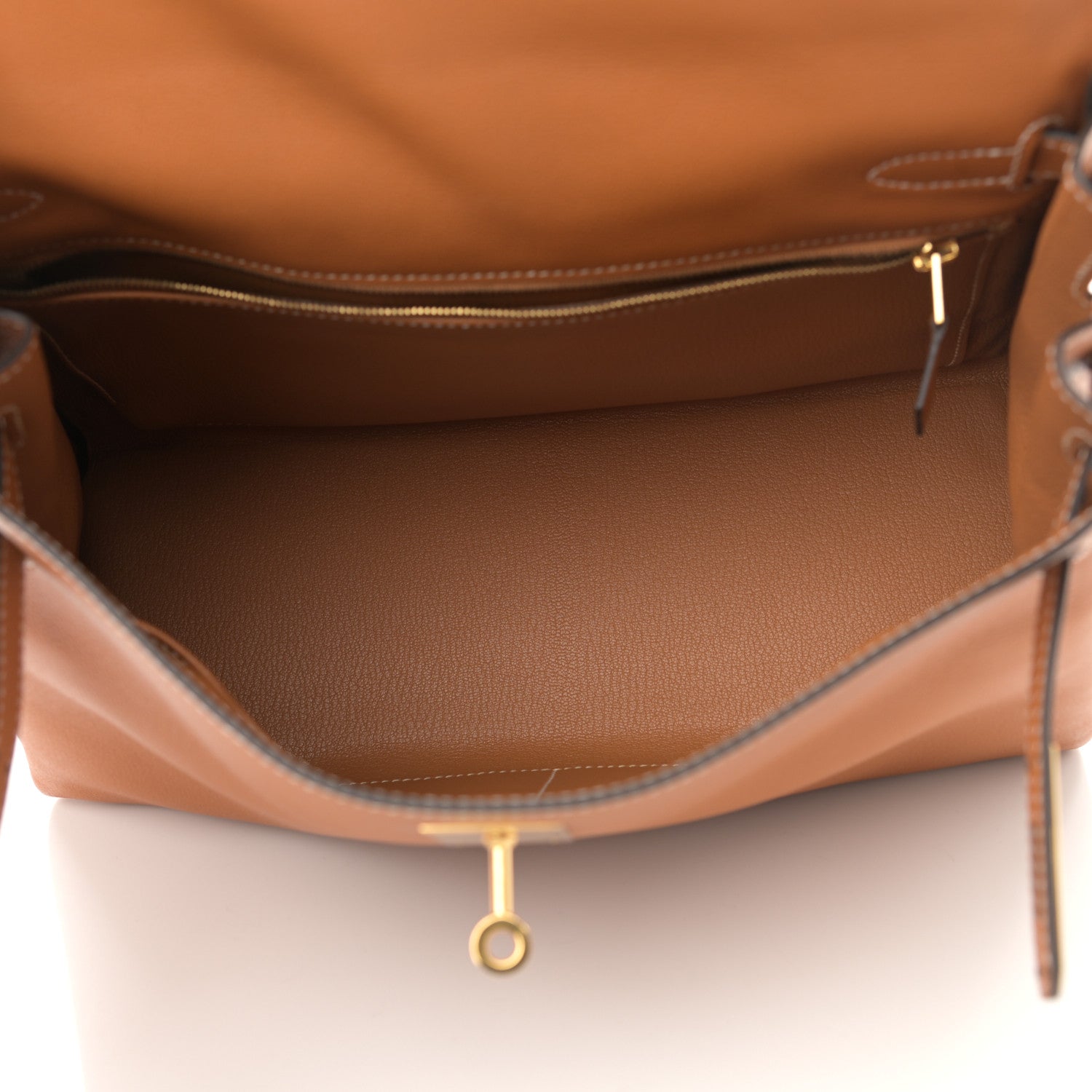 Hermes Evercolor Kelly Retourne 32 Toffee 4 of 11