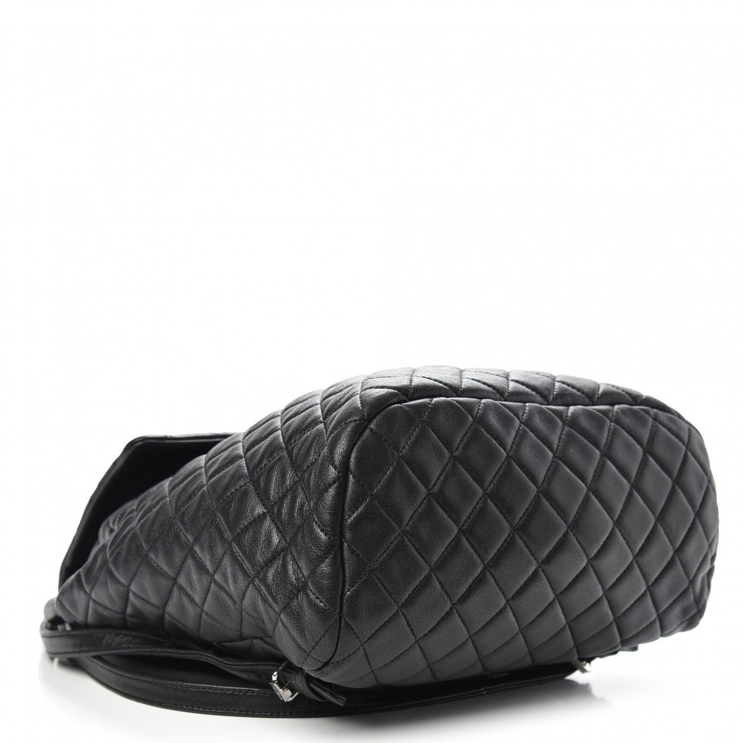Calfskin Quilted Large Urban Spirit Backpack Black