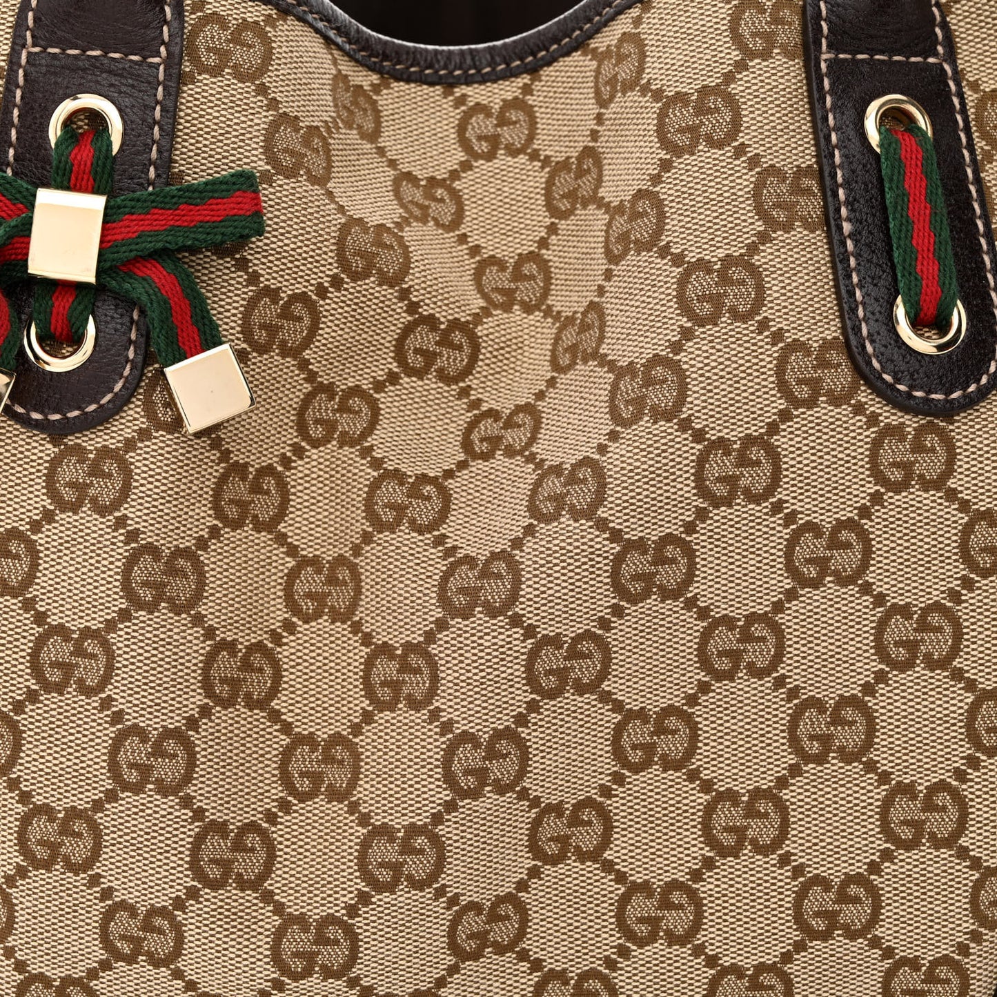 Monogram Medium Princy Tote Dark Brown
