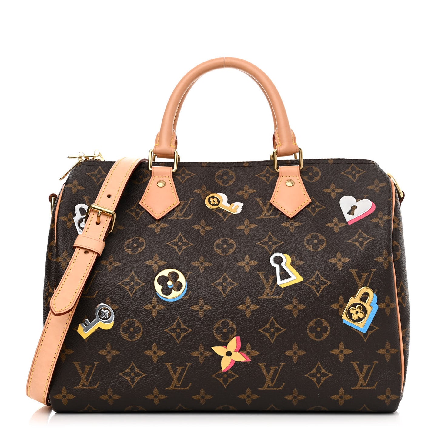 Monogram Love Lock Speedy Bandouliere 30