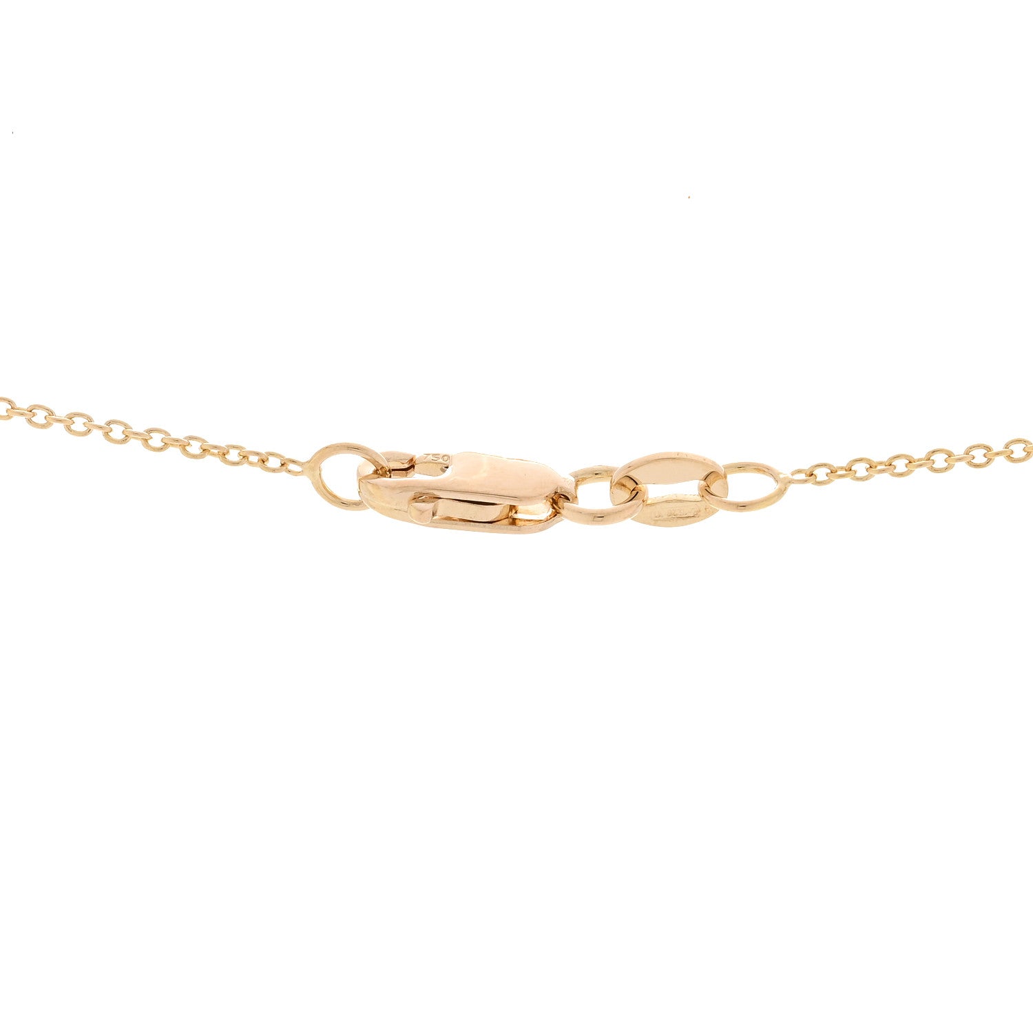 Roberto Coin 18K Yellow Gold Pyramid Pendant Necklace 4 of 5