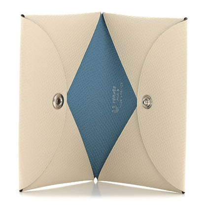 Hermes Epsom Horseshoe Calvi Card Case Craie 5 of 8