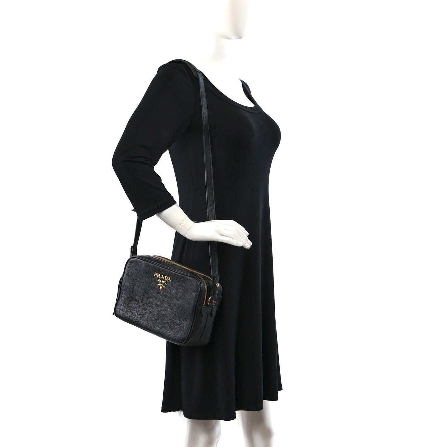 Vitello Phenix Camera Bag Black