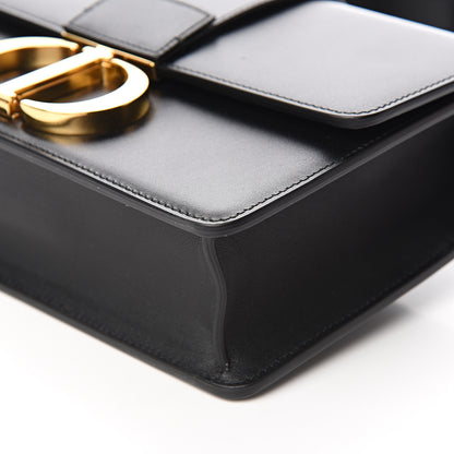 Christian Dior Smooth Calfskin 30 Montaigne Flap Bag Black 9 of 10