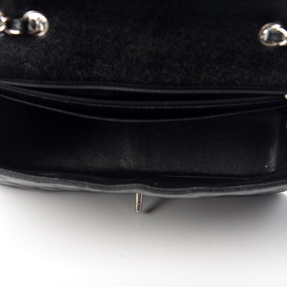 Chanel Caviar Quilted Jumbo Single Flap Black 7 of 16