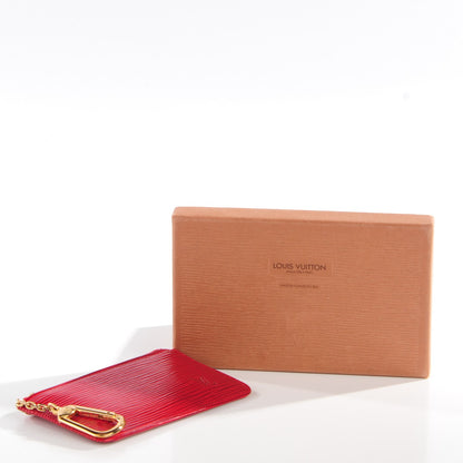 Louis Vuitton Epi Key Pouch Red 4 of 7