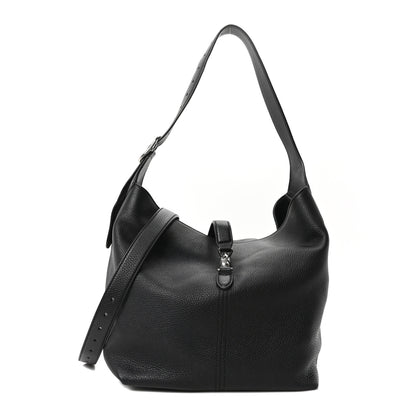 Gucci Soft Grained Calfskin Small Jackie 1961 Shoulder Bag Black 1 of 11