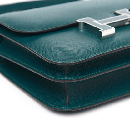 Hermes Epsom Enamel Constance 18 Vert Bosphore 6 of 10