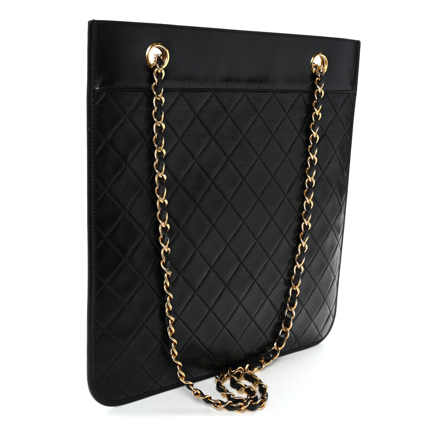 Chanel Lambskin Quilted CC Shoulder Bag Black 3 of 13