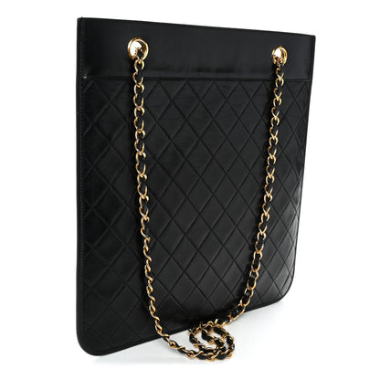 Chanel Lambskin Quilted CC Shoulder Bag Black 3 of 13