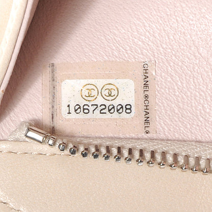 Chanel Lambskin Cosmetic Case Beige 6 of 6