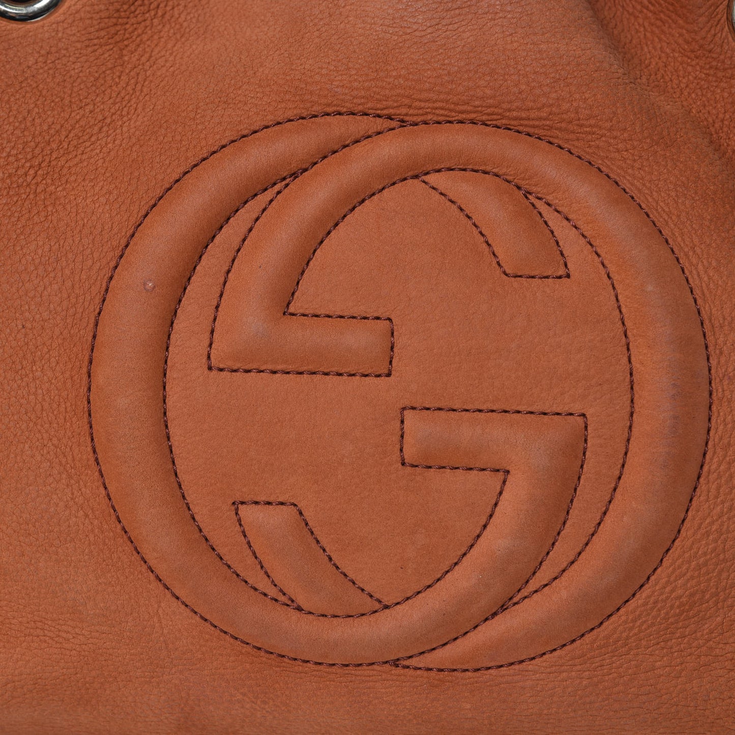 Vitello Range Medium Soho Chain Shoulder Bag Old Whisky