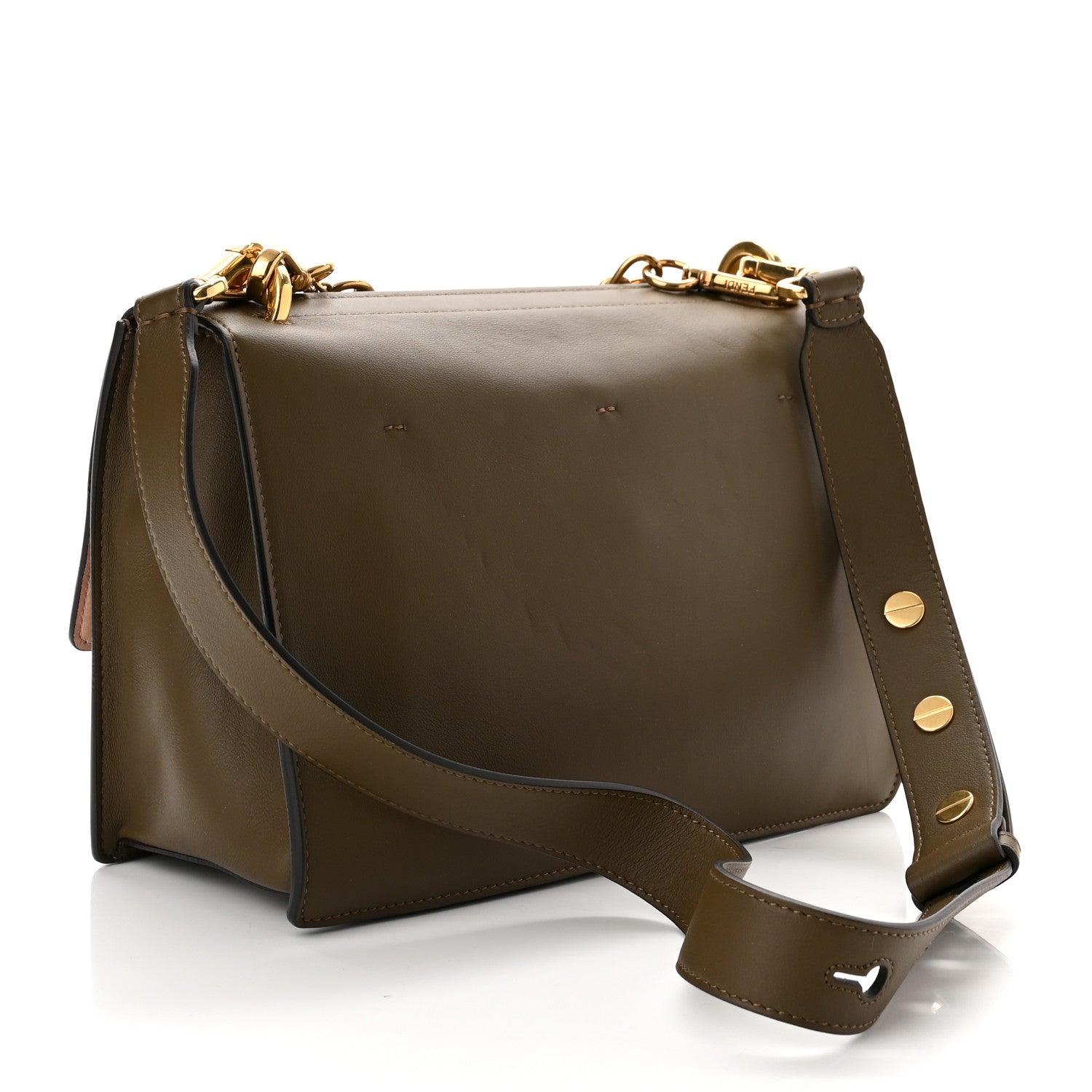 Fendi Vitello Grace Matte F is Fendi Kan U Shoulder Bag Wood 3 of 10