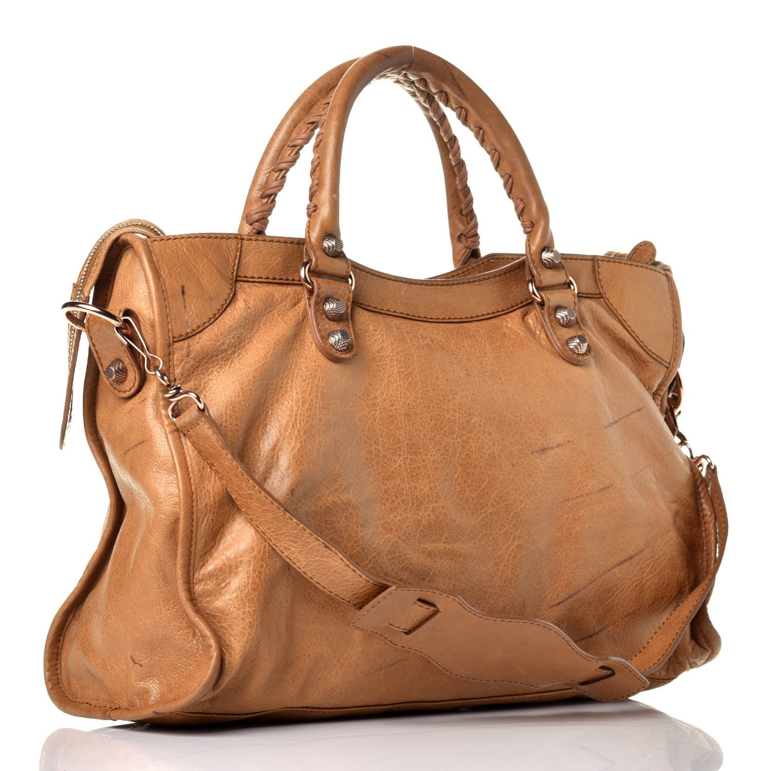 Balenciaga Agneau Giant 12 Rose Gold Hardware City Cumin 4 of 10
