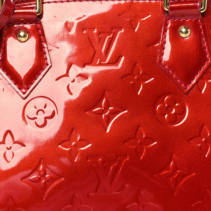 Louis Vuitton Vernis Alma BB Pomme D'Amour 7 of 11
