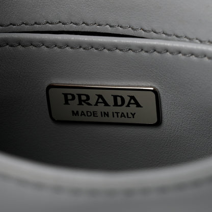 Prada Spazzolato Cleo Flap Shoulder Bag Fiordaliso 6 of 10