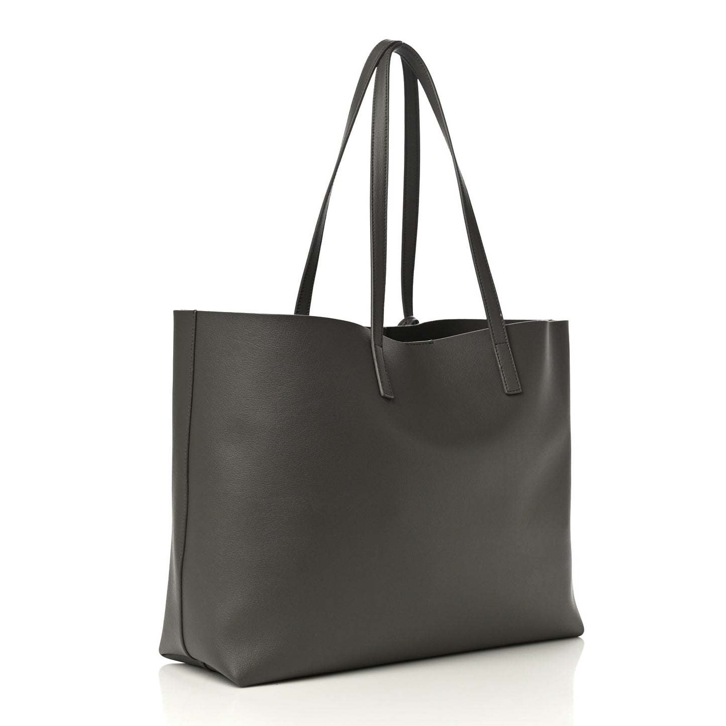 Calfskin Large Shopping Tote Earth