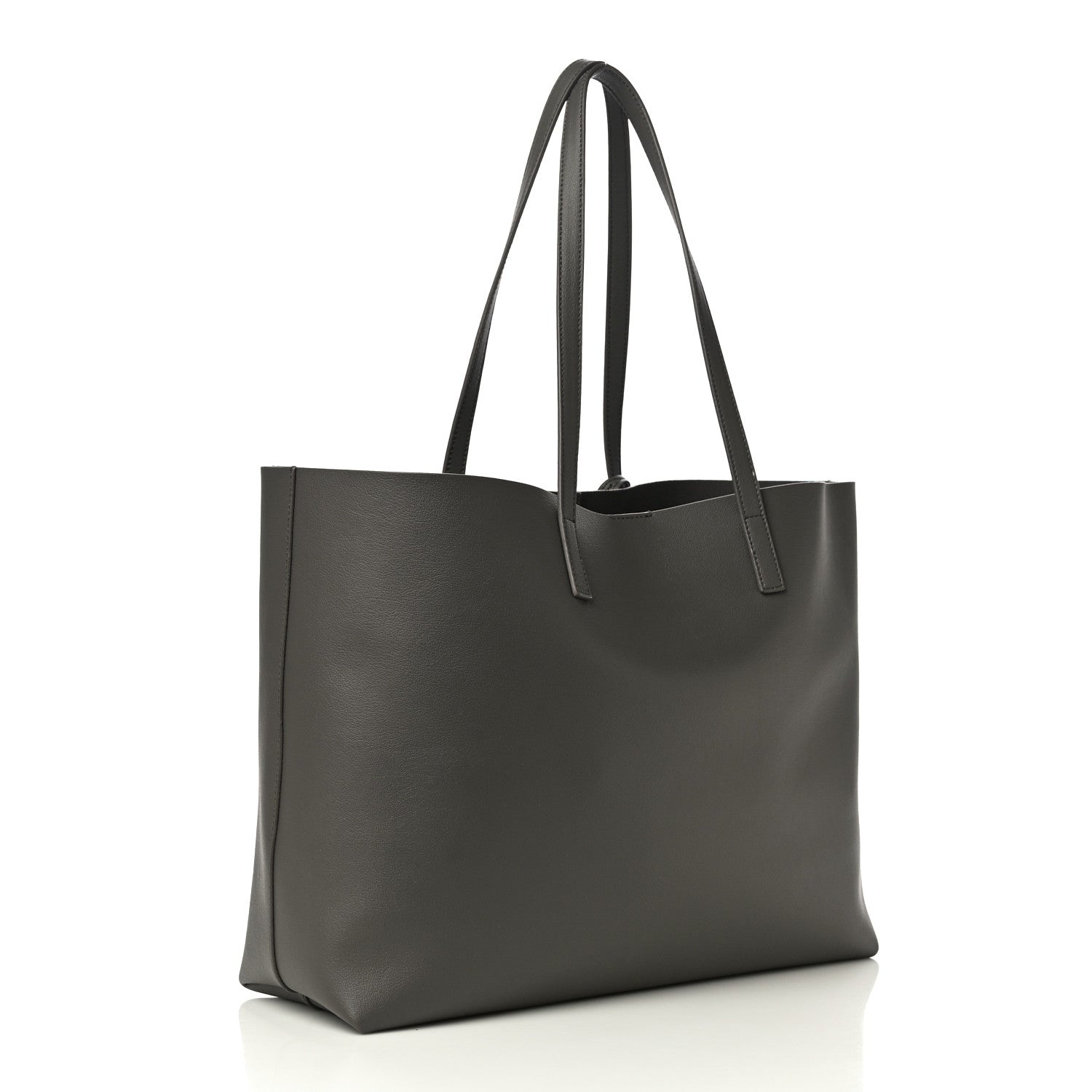 Saint Laurent Calfskin Large Shopping Tote Earth 2 of 10
