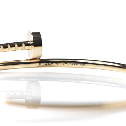 Cartier 18K Yellow Gold Small Juste Un Clou Bracelet 16 4 of 5