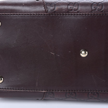 Gucci Guccissima Large Punch Tote Chocolate 16 of 17