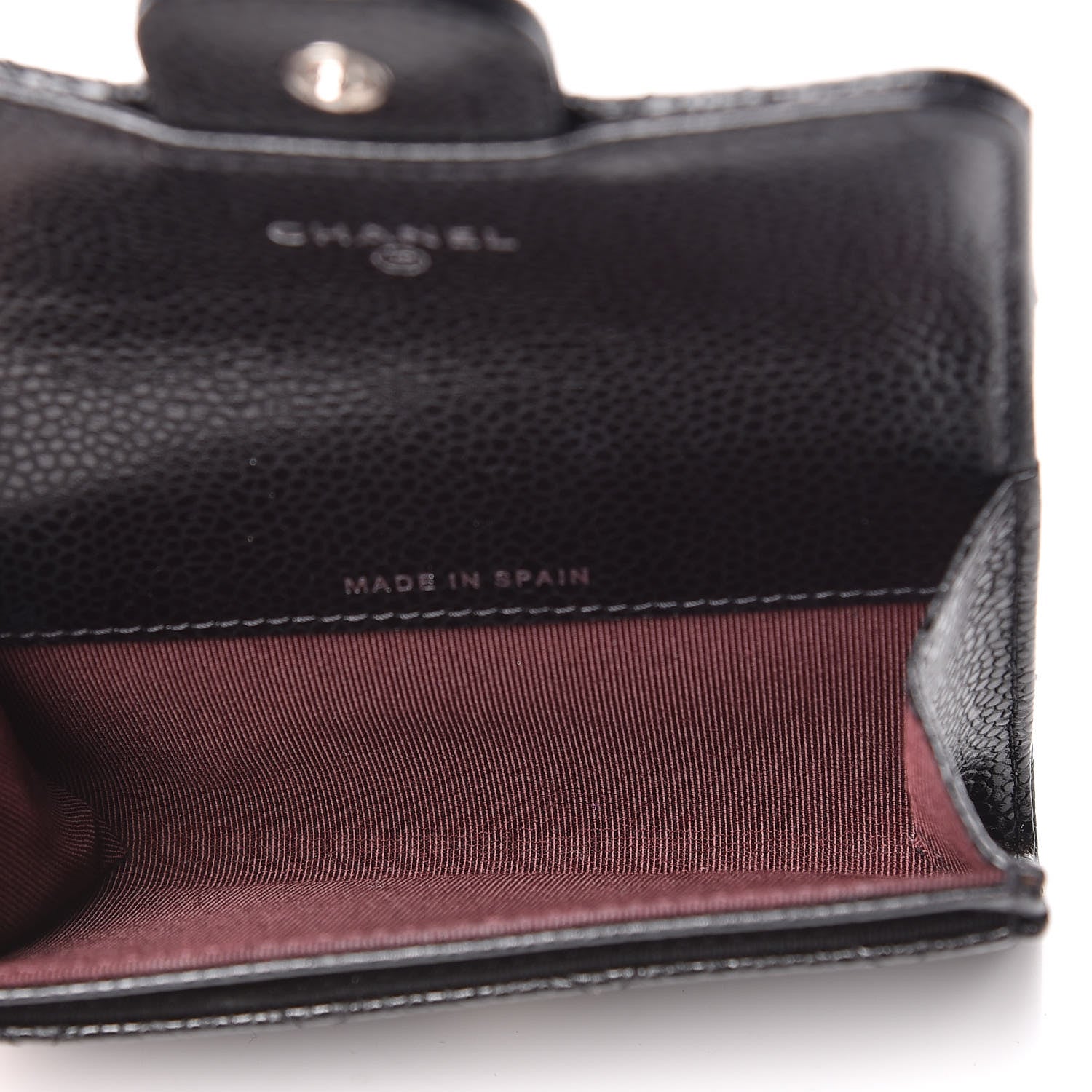 Chanel Caviar Quilted Flap Card Holder Black 5 of 9