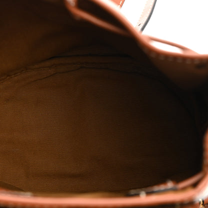 Celine Triomphe Canvas Calfskin Mini Folco Backpack Tan 4 of 11