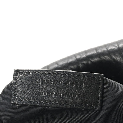 Saint Laurent Grained Lambskin Monogram Medium Niki Chain Satchel Black 7 of 10