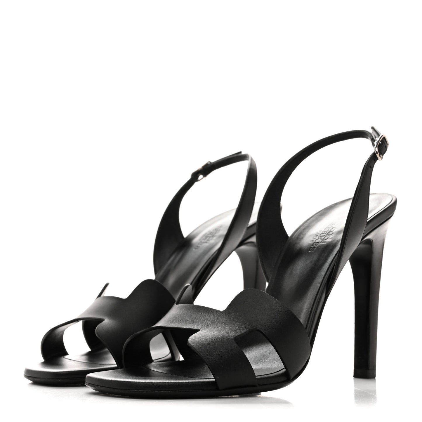 Calfskin Holy 105 Sandals 38 Black