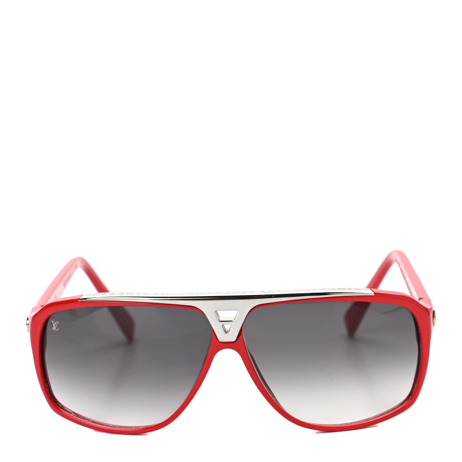 Louis Vuitton Acetate Evidence Sunglasses Z0286E Red 2 of 8