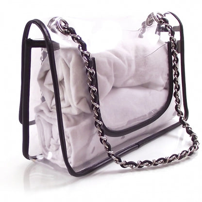 Chanel Vinyl Transparent Flap 3 of 11