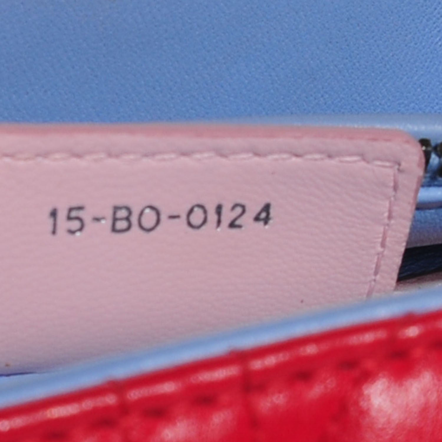 Christian Dior Lambskin Cannage Medium Tri-Color Lady Dior Red 7 of 9