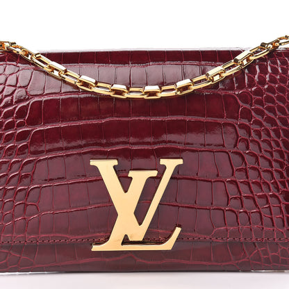 Louis Vuitton Alligator Chain Louise GM 917 10 of 10
