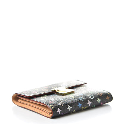 Louis Vuitton Monogram Multicolor Koala Wallet Black 4 of 8