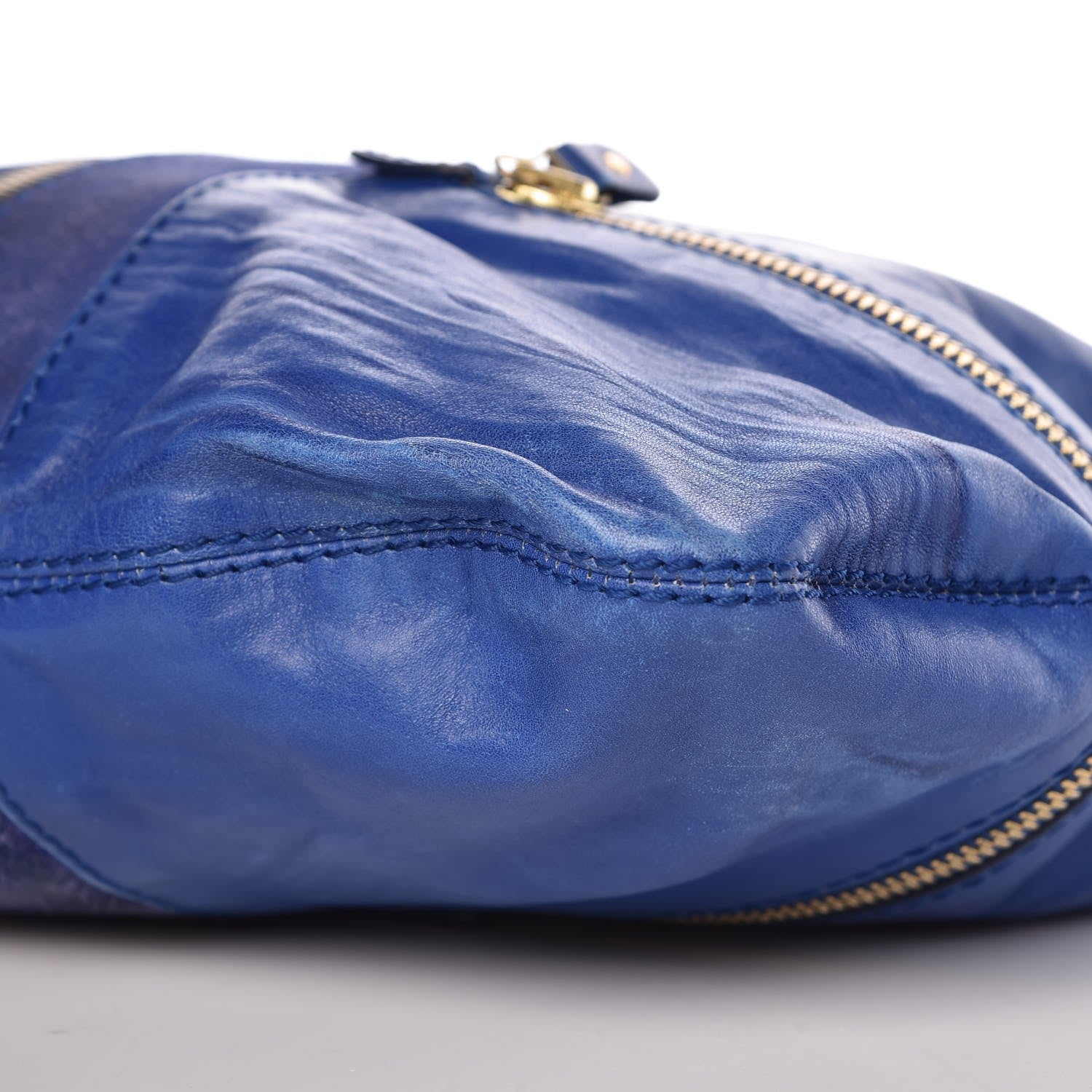 Jimmy Choo Shiny Calfskin Suede Monna L Cobalt 8 of 17