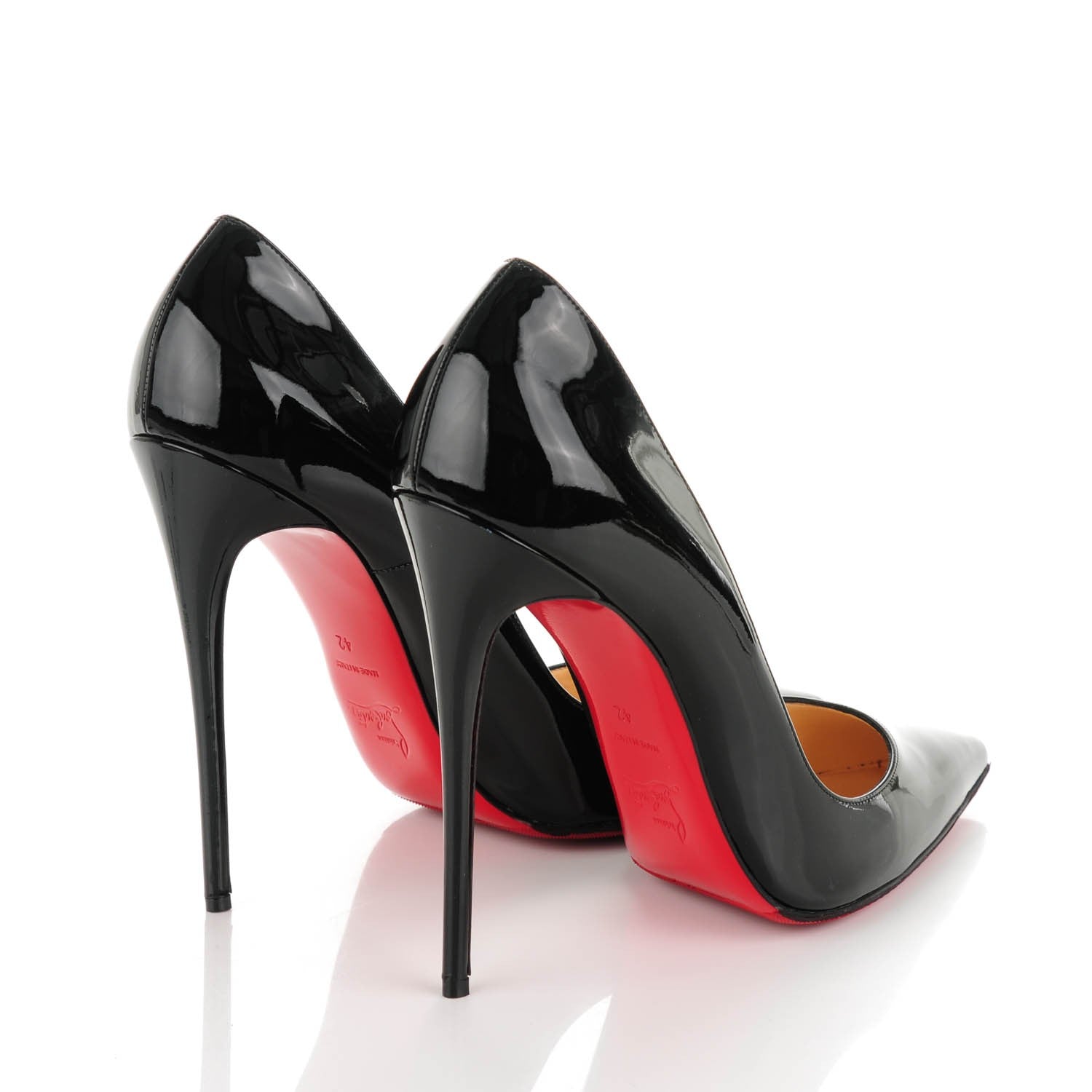 Christian Louboutin Patent So Kate 120 Pumps 42 Black 4 of 8