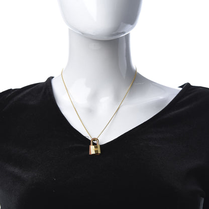 Hermes Swift Small O'Kelly Pendant Necklace Gold 2 of 6