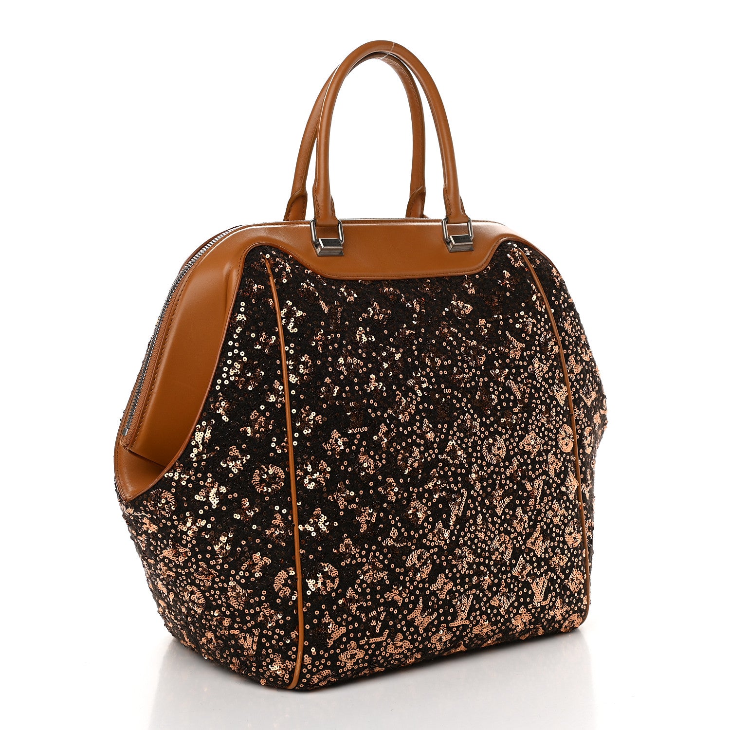 Louis Vuitton Sequin Monogram Sunshine Express North South Gold 3 of 9