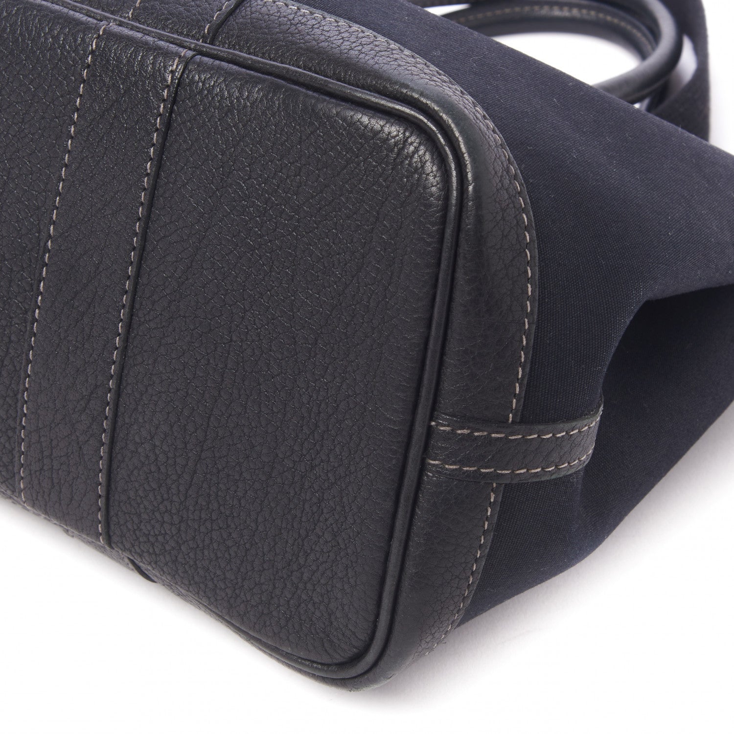 Hermes Toile Buffle Garden Party 30 TPM Black 5 of 8