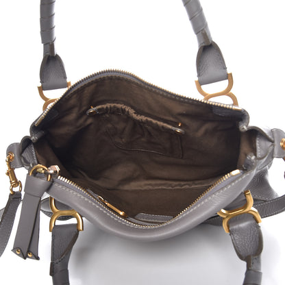 Chloe Calfskin Medium Marcie Satchel Cashmere Grey 6 of 16